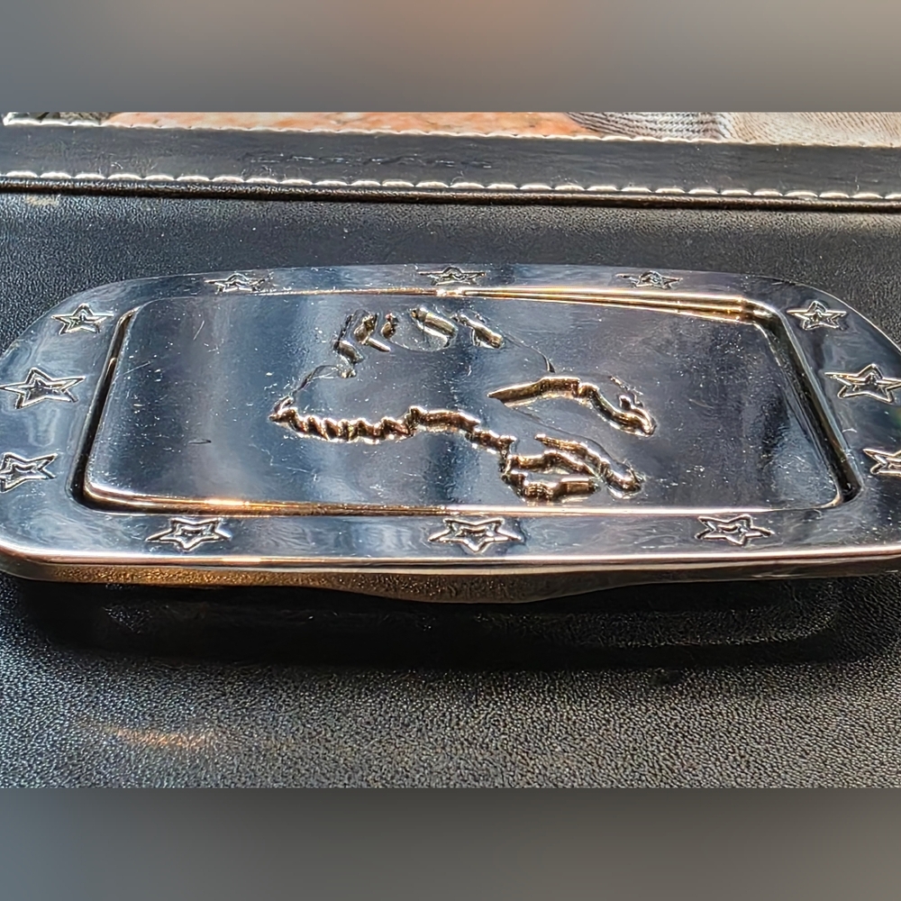 "Save A Horse, Ride A Cowboy" One Side & a Rodeo Image / Metal Belt Buckle - Picture 6 of 10
